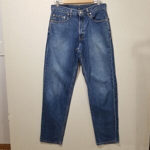 Vintage Levis 550 Jeans Mens 34x34 Y2K Made in USA Baggy Relaxed Medium Wash